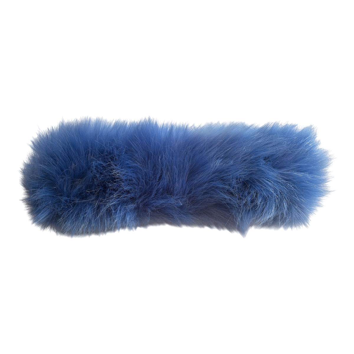Faux Fur Versatile Headband & Scarf | Cornflower