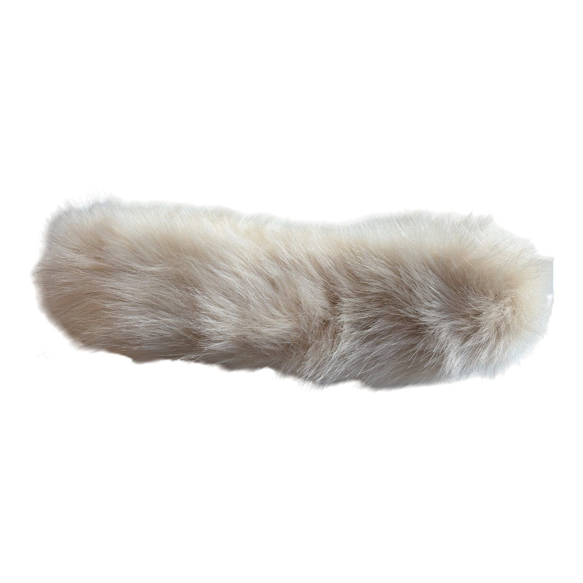 Faux Fur Versatile Headband & Scarf | Cream