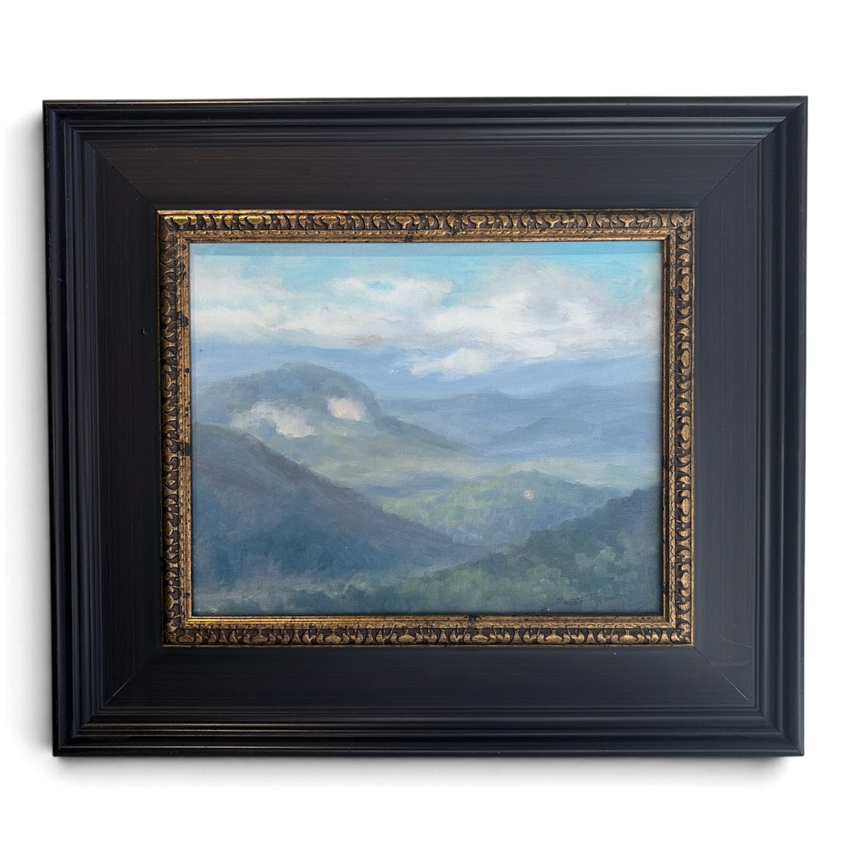 LOOKING GLASS VIEW Framed Oil Painting