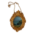 SMOKY RIDGE Miniature Framed Painting