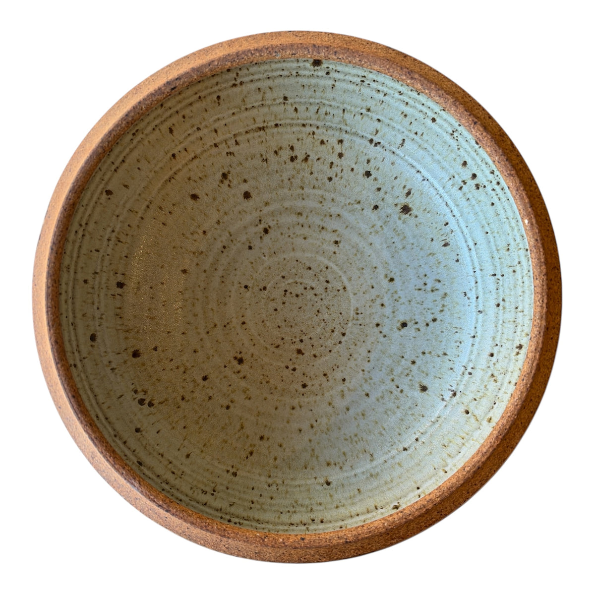 Vintage Studio Pottery Covered Casserole | Speckled Stoneware, Signed