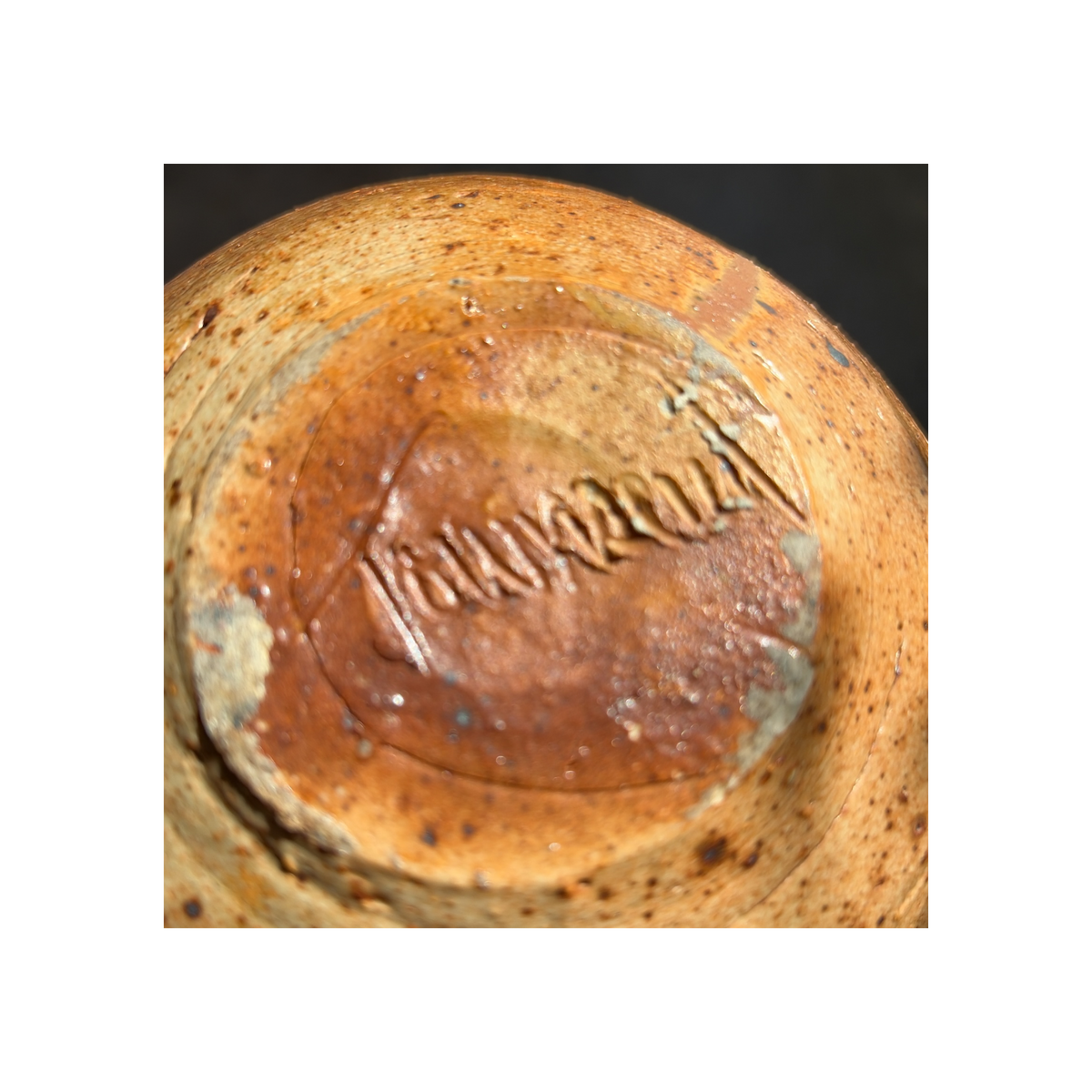 Carol Townsend Wood-Fired Stoneware Vase | Ash Glaze & Earthy Speckle