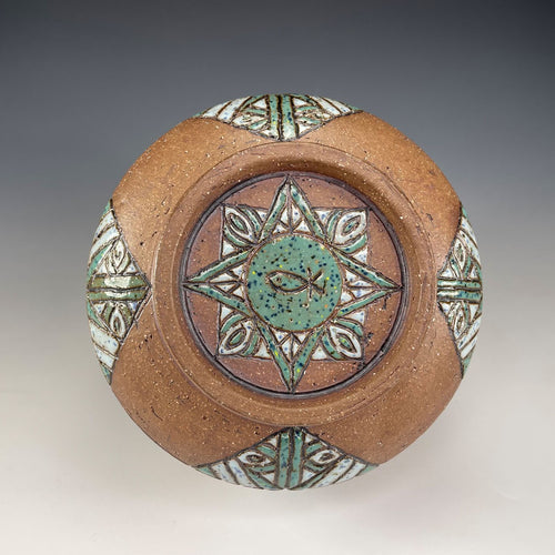 "Four Directions" Stoneware Bowl