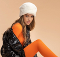 Snow White Faux Fur Pillbox Hat | Large