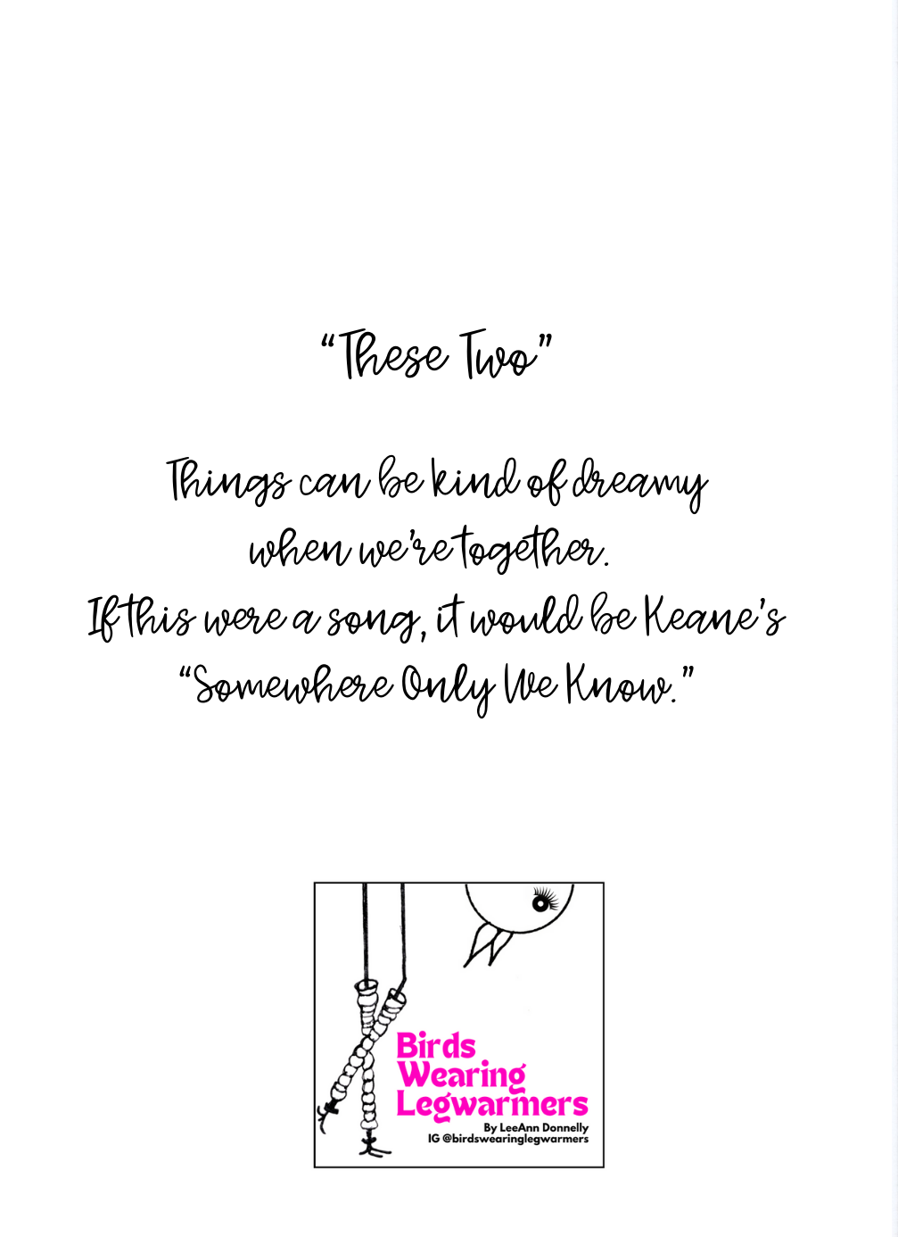 "These Two" Greeting Card