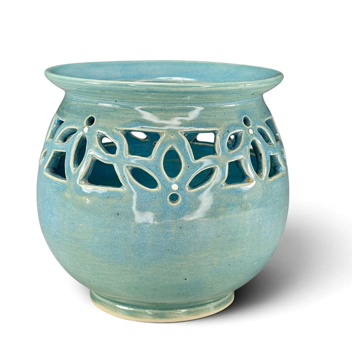 Cutout Vase | Aqua