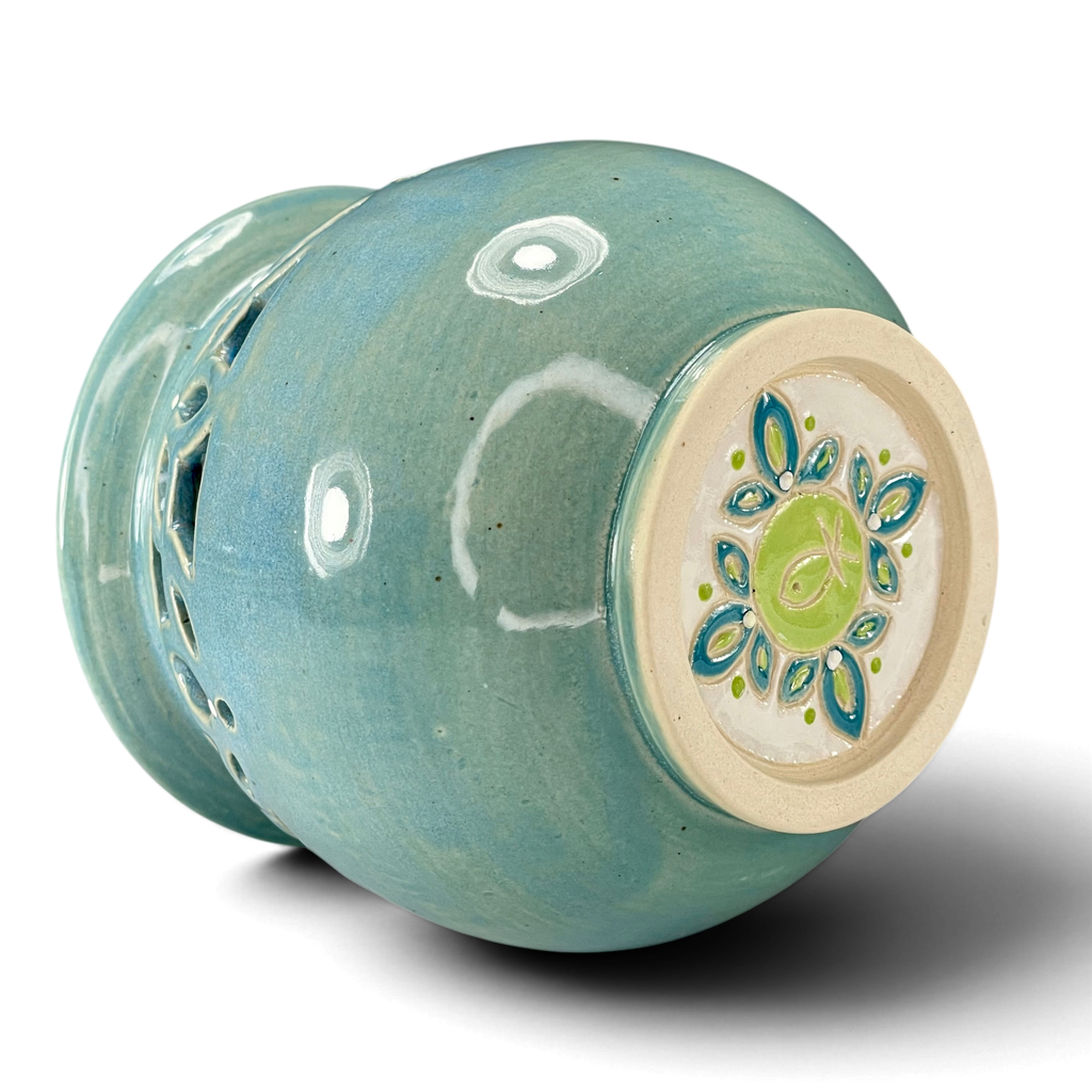 Cutout Vase | Aqua