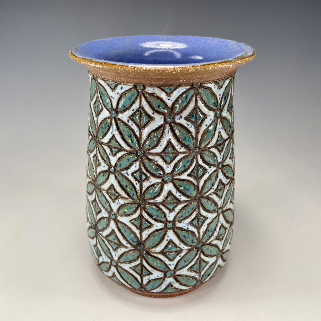 "Let Love Free" Stoneware Vase