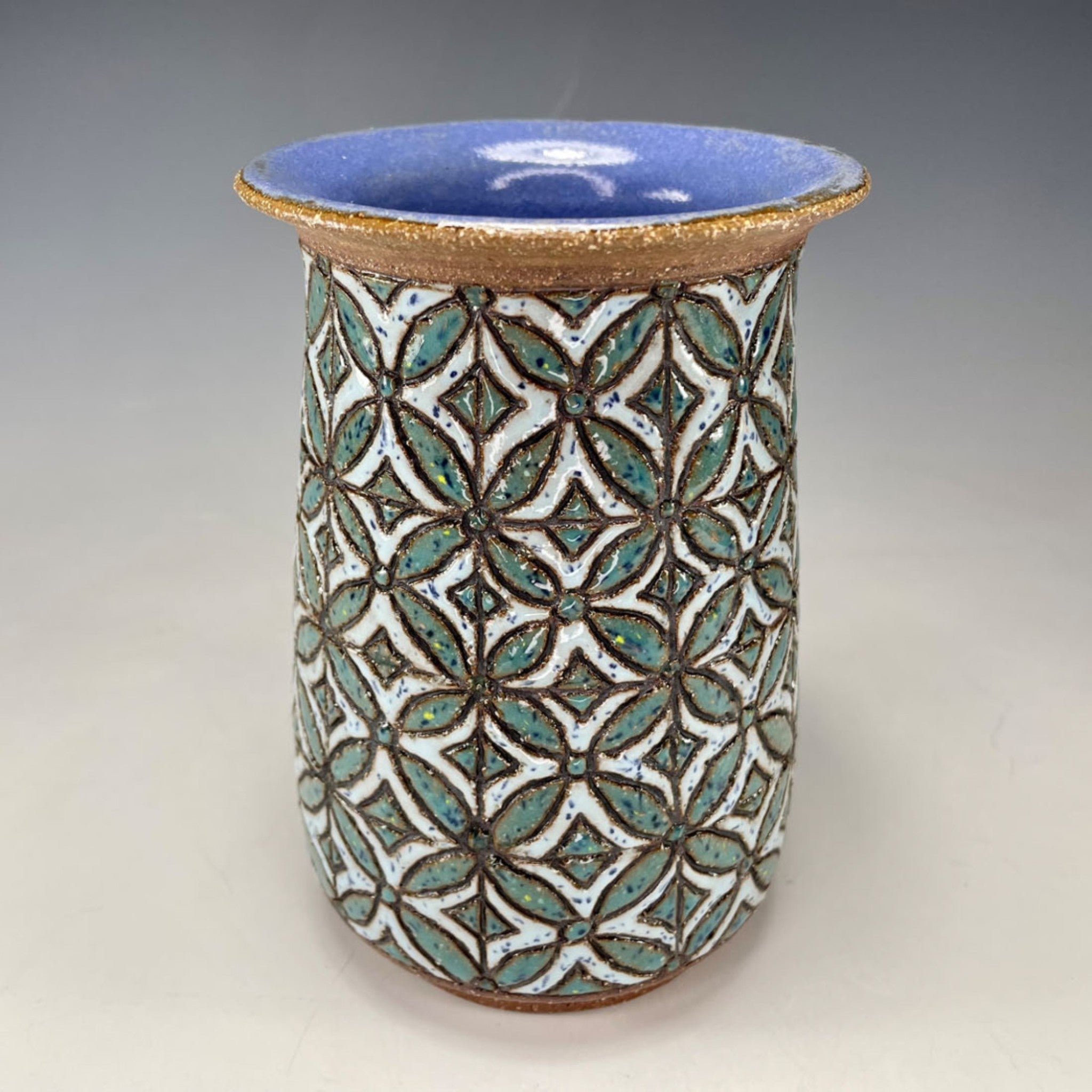 "Let Love Free" Stoneware Vase