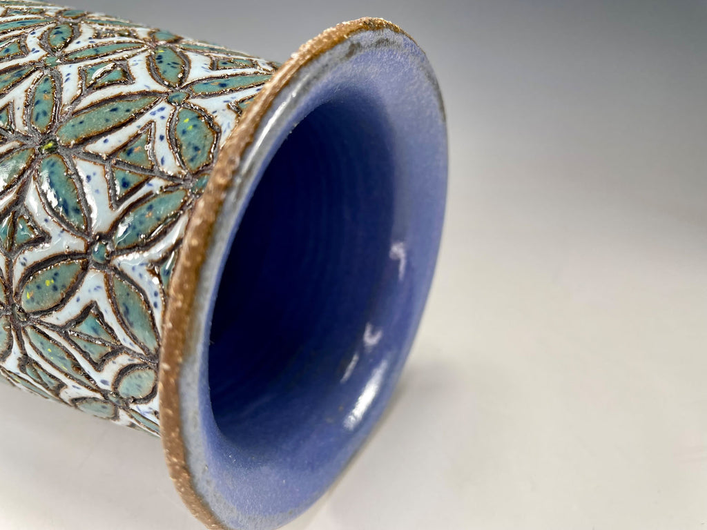 "Let Love Free" Stoneware Vase