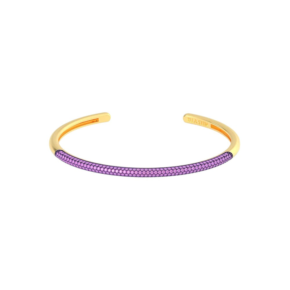 Medium Purple Classic Cuff Bracelet
