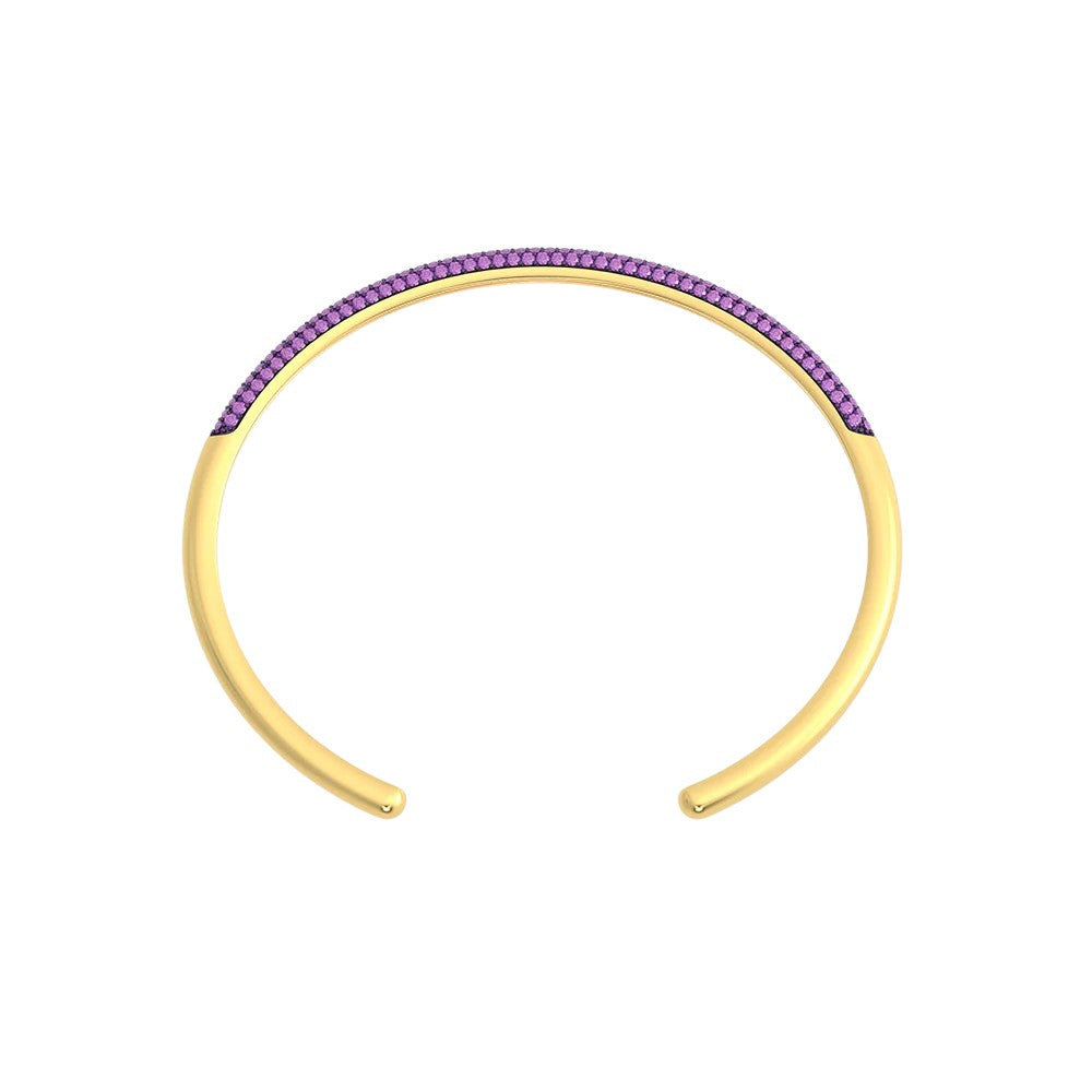 Medium Purple Classic Cuff Bracelet