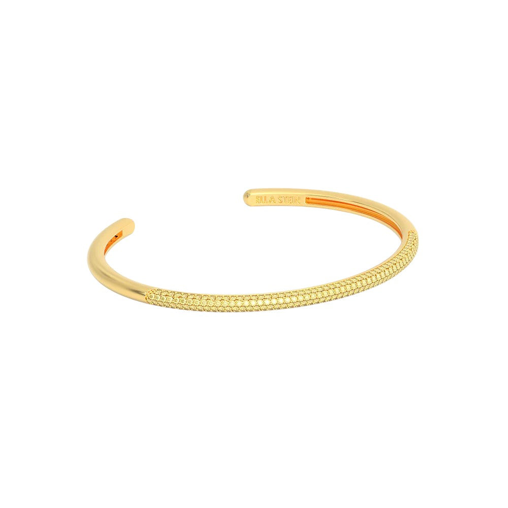 Medium Yellow Classic Cuff Bracelet