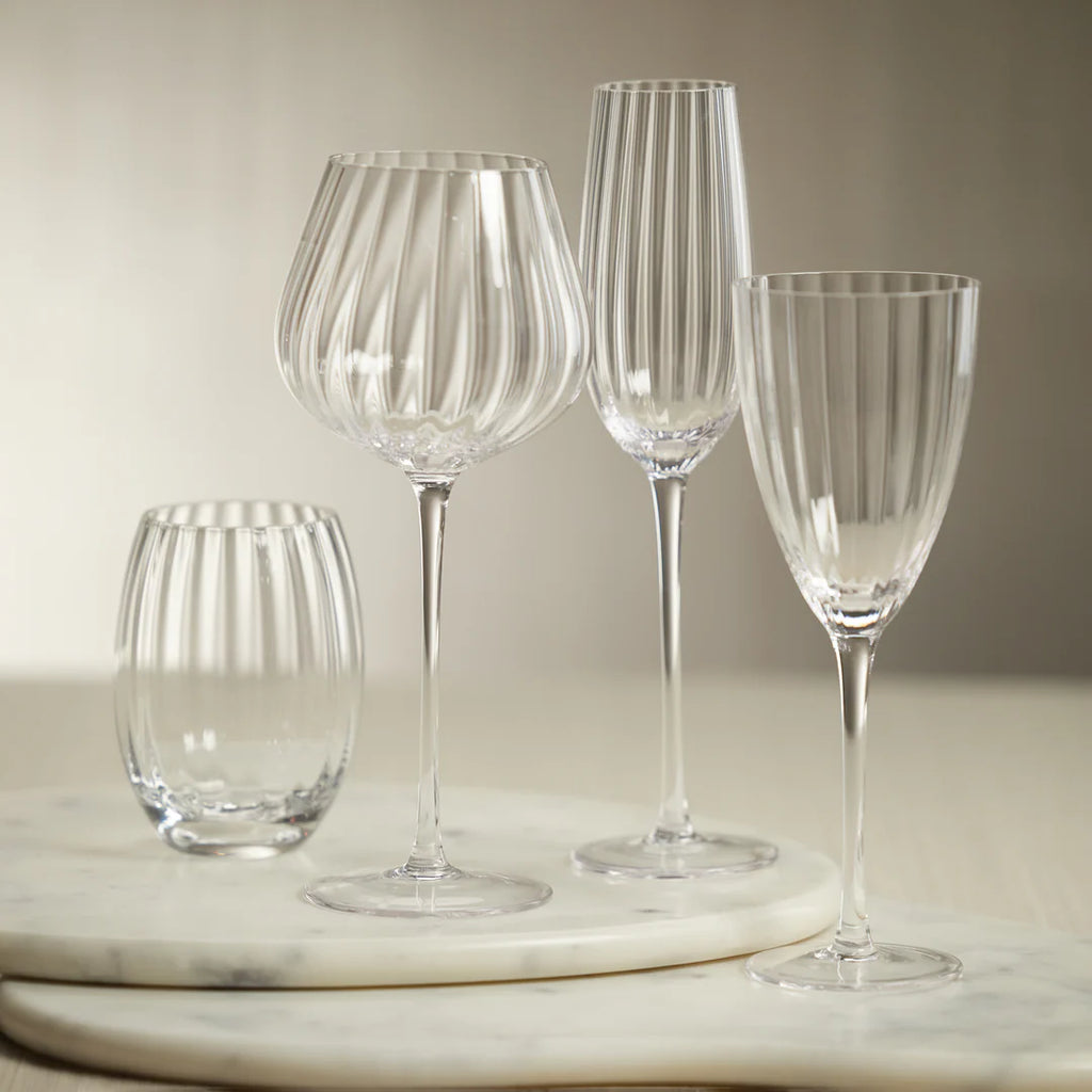 Madeleine Optic Champagne Flute | Clear