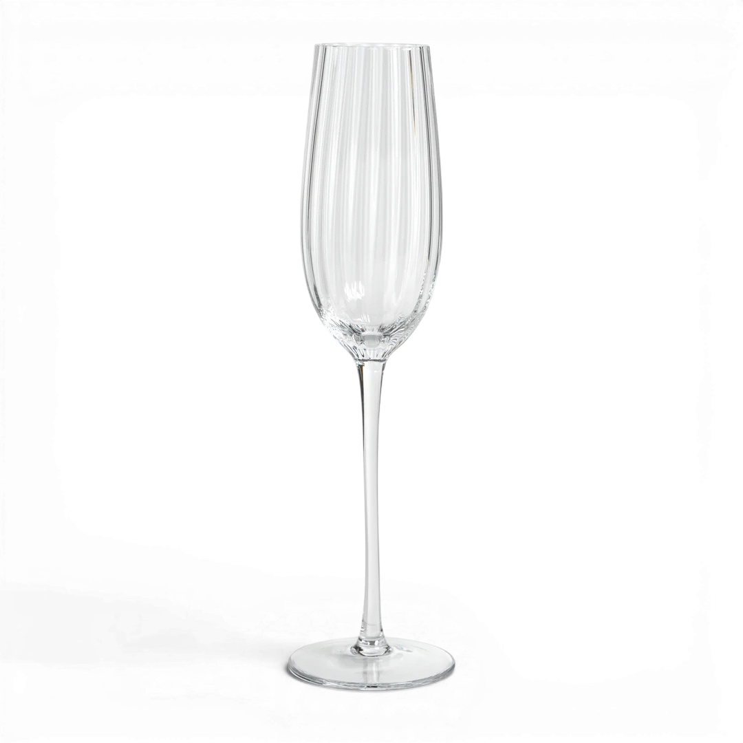 Madeleine Optic Champagne Flute | Clear