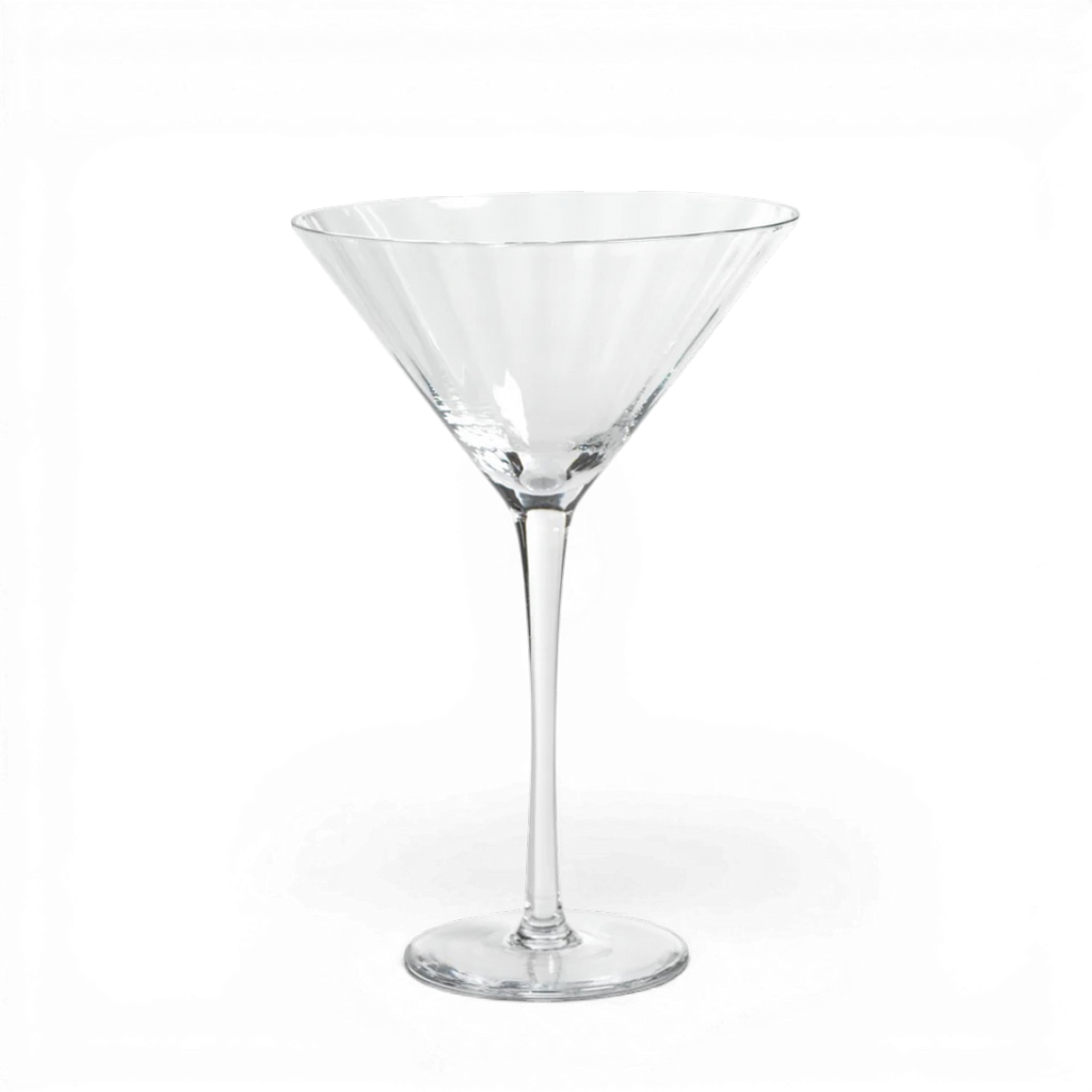 Madeleine Optic Martini Glass | Clear