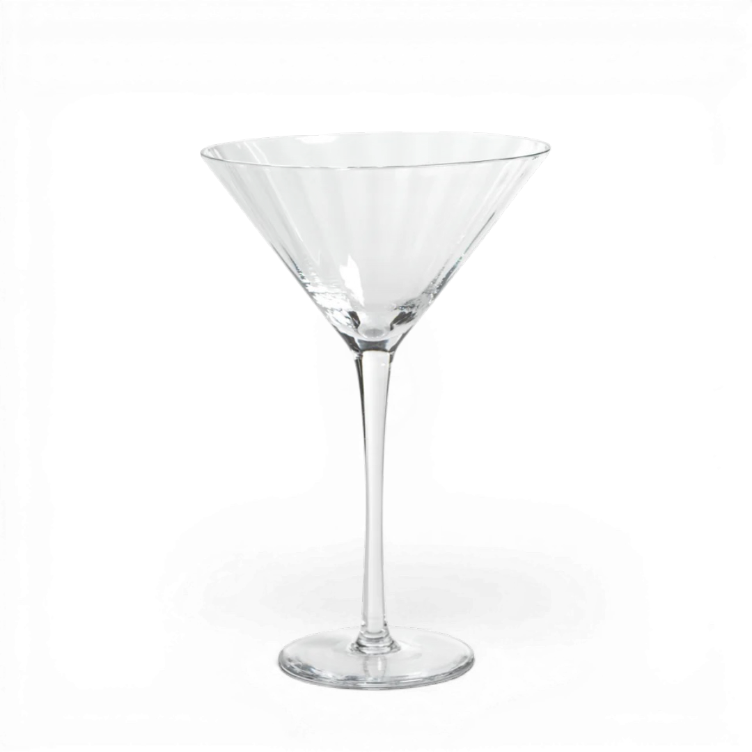 Madeleine Optic Martini Glass | Clear