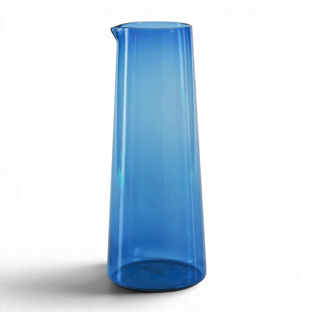 L'Avenue Glass Pitcher | Cobalt Blue