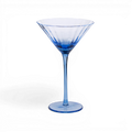 Madeleine Optic Martini Glass | Cocktail Blue