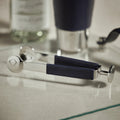 LAGUNA Nickel & Leather Ice Tong
