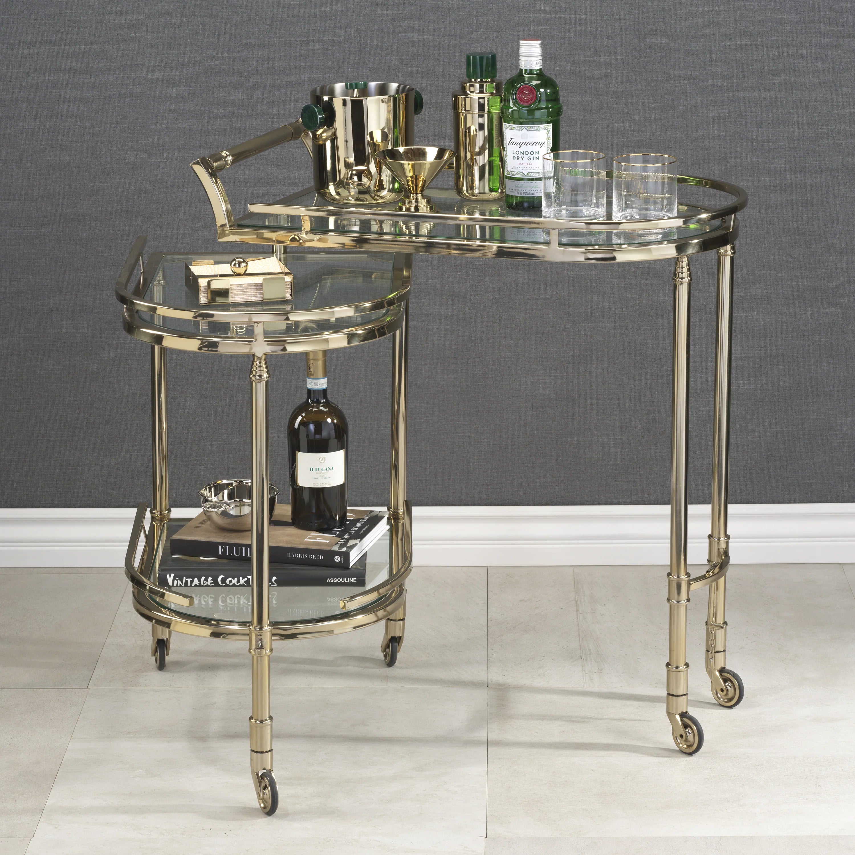 Spiga Gold Bar Cart