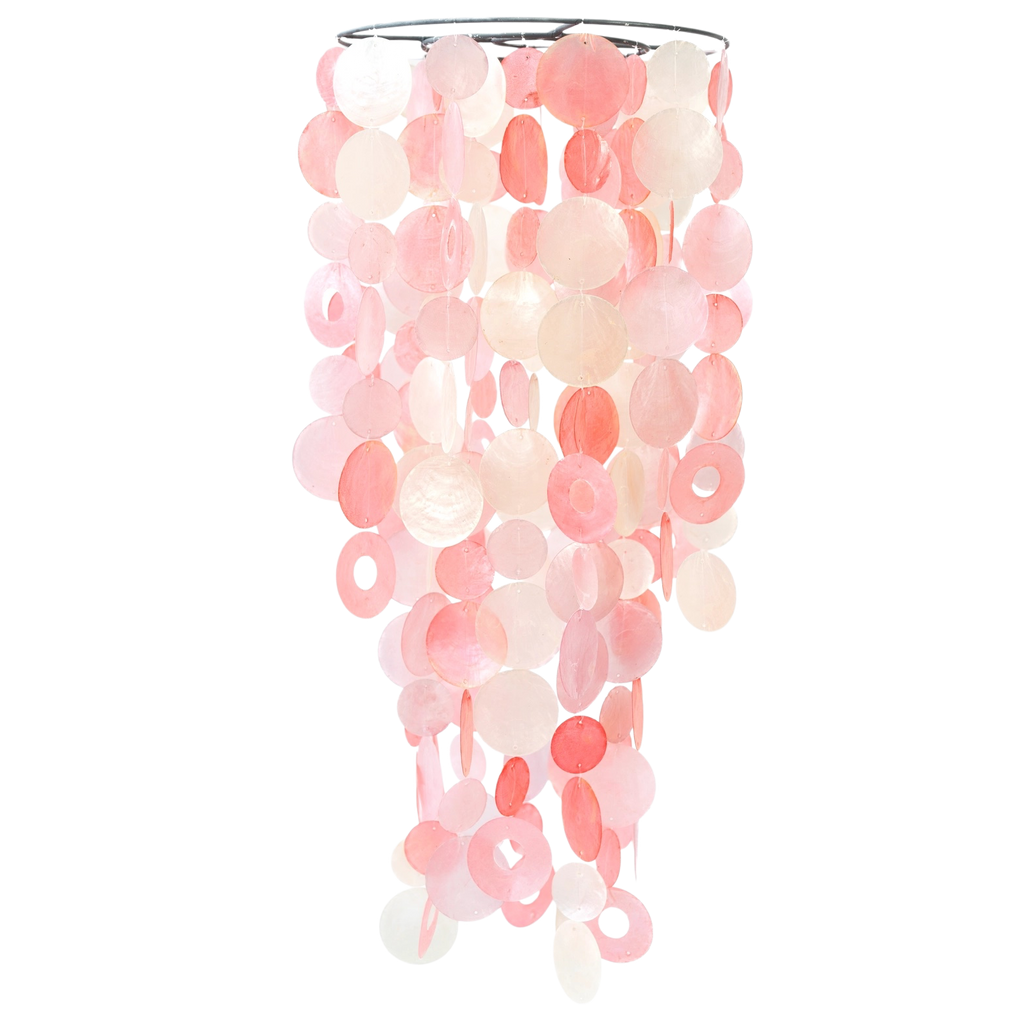 Capiz Chime Chandelier | Choice of Colors