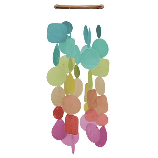 Capiz Chime Small Round | Choice of Colors
