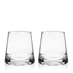 Burke Crystal Whiskey Glasses S/2