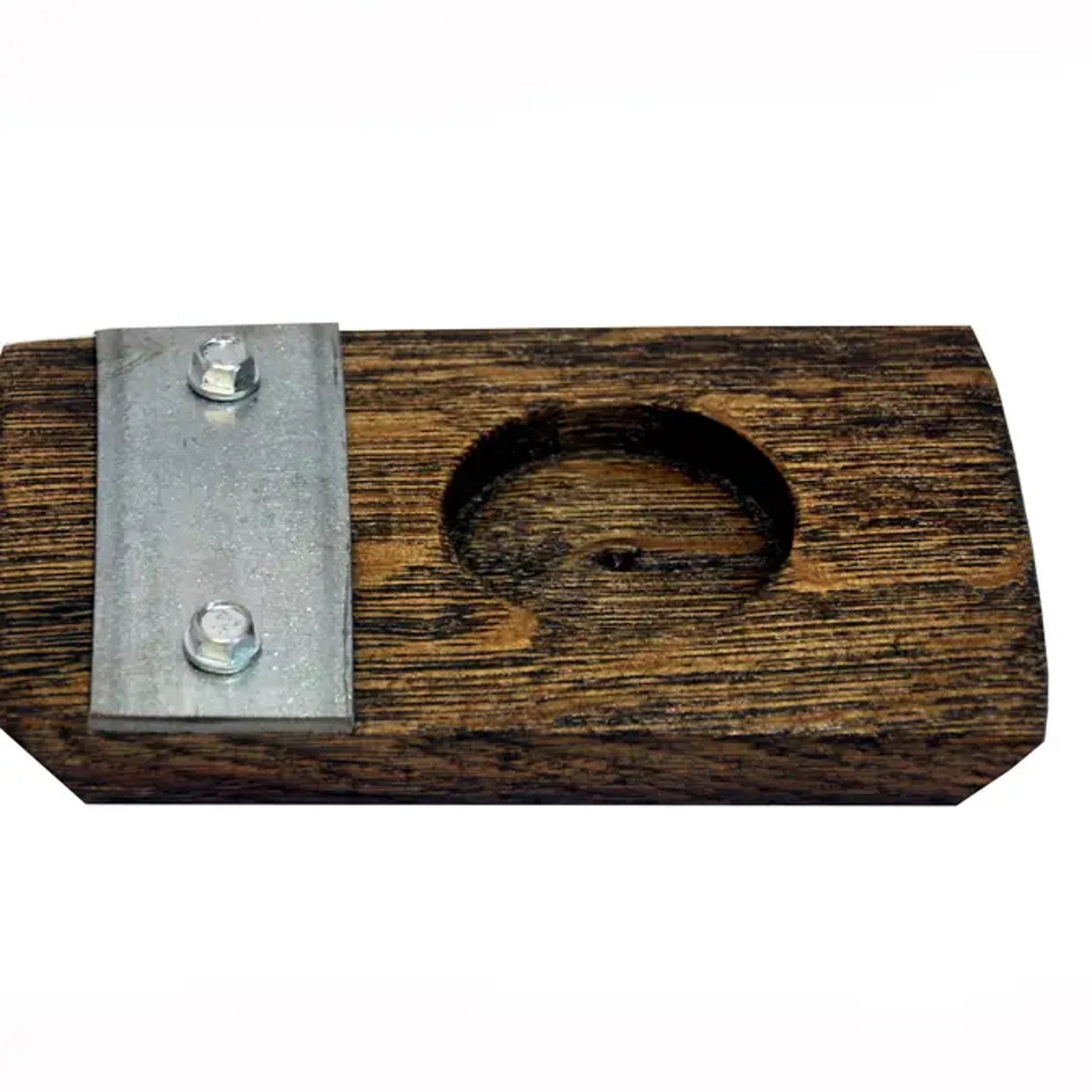 Whiskey Stave Coaster w/ Crystal Glencairn Glass