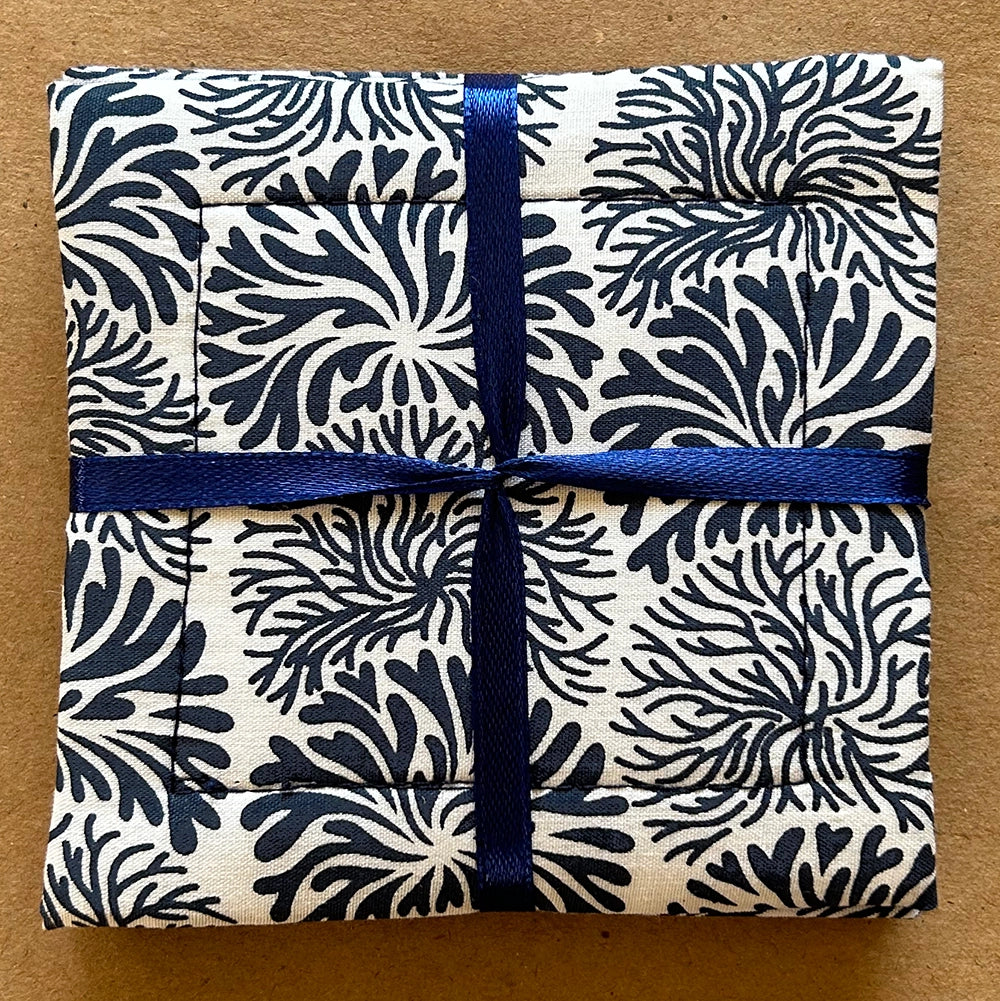 Water Hyacinth Coasters S/4 | Tumbleweed Indigo