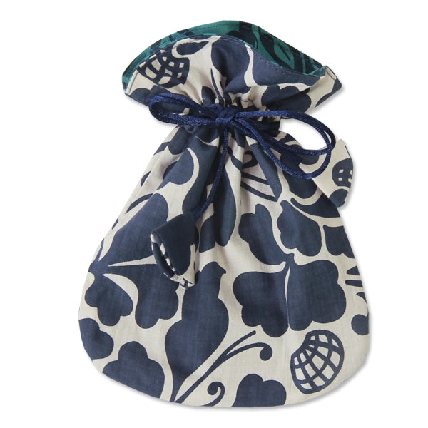 Drawstring Fabric Bag | Prada Indigo