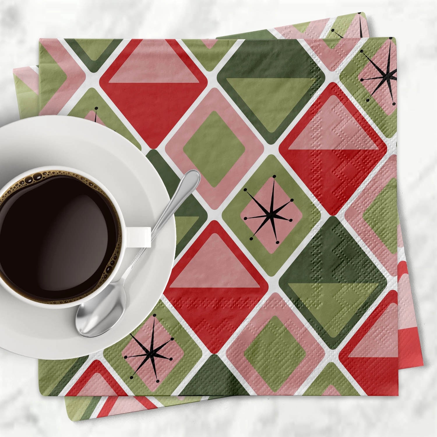 Diamonds MCM Cocktail Napkin