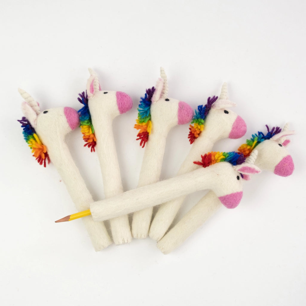 Felt Unicorn Pencil Topper