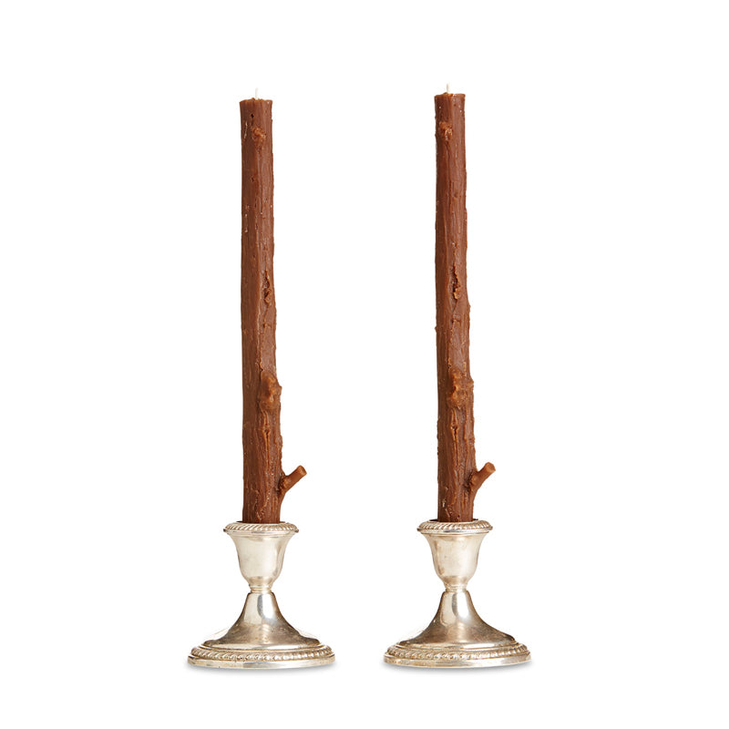 Cedar Stick Candle Pair - Thumbnail 4