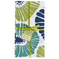 Retro Flowers Green Blue Napkins S/4
