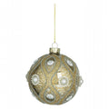 Bronze & Pearl Caviar Decorated Ornament