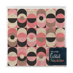 CIRCLE IN OVAL MCM Cocktail Napkins
