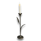 Rustic Iron Taper Candle Holder | Two Sizes