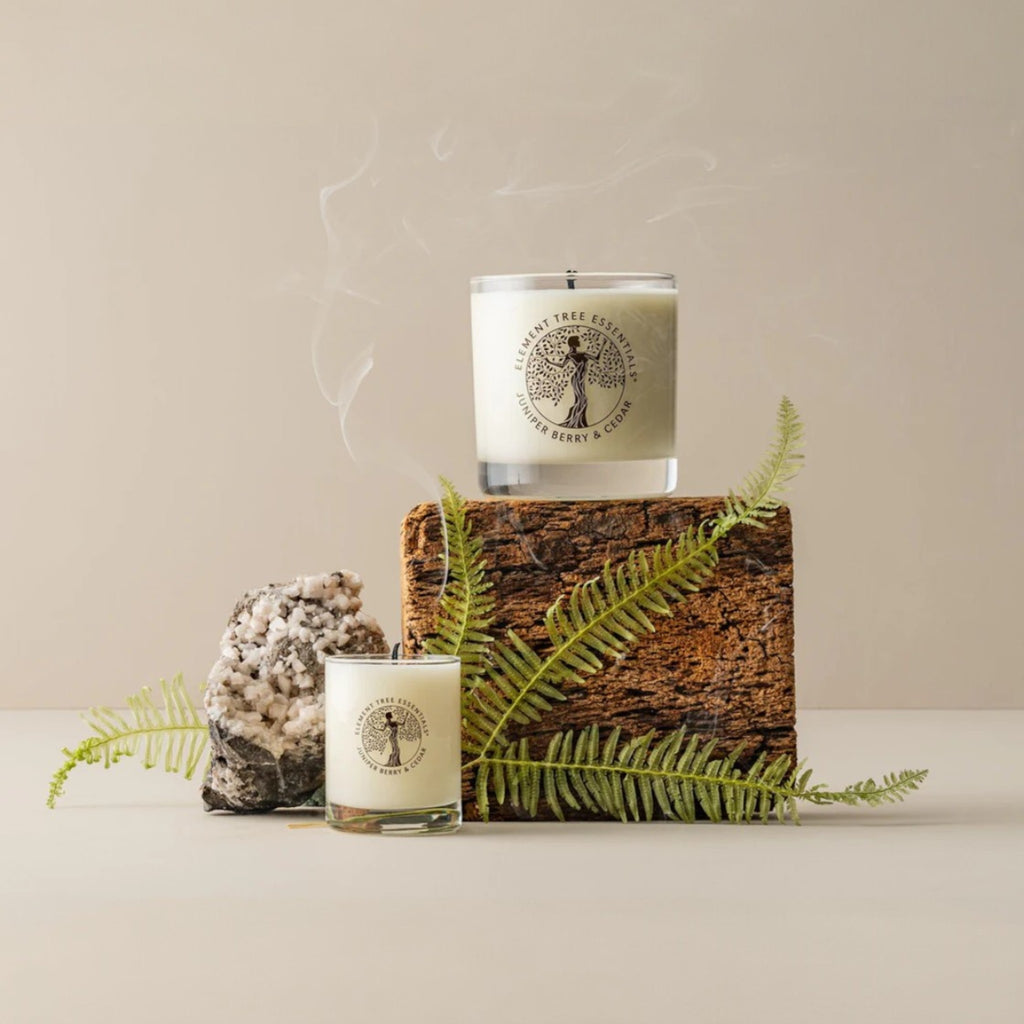 Juniper Berry & Cedar Lotion Candles + Diffuser
