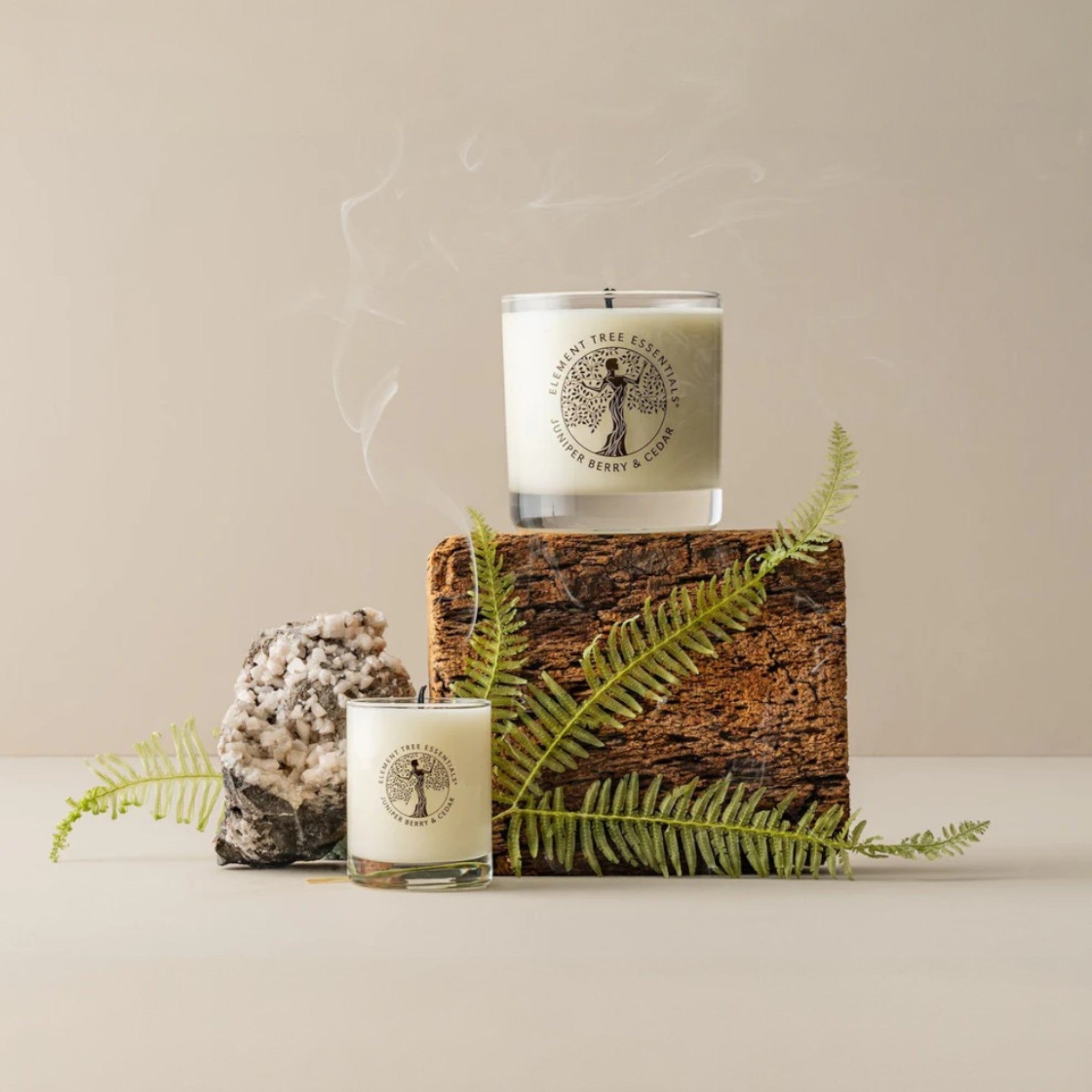 Juniper Berry & Cedar Lotion Candles + Diffuser