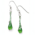 Lyra Glass Teardrop Earrings