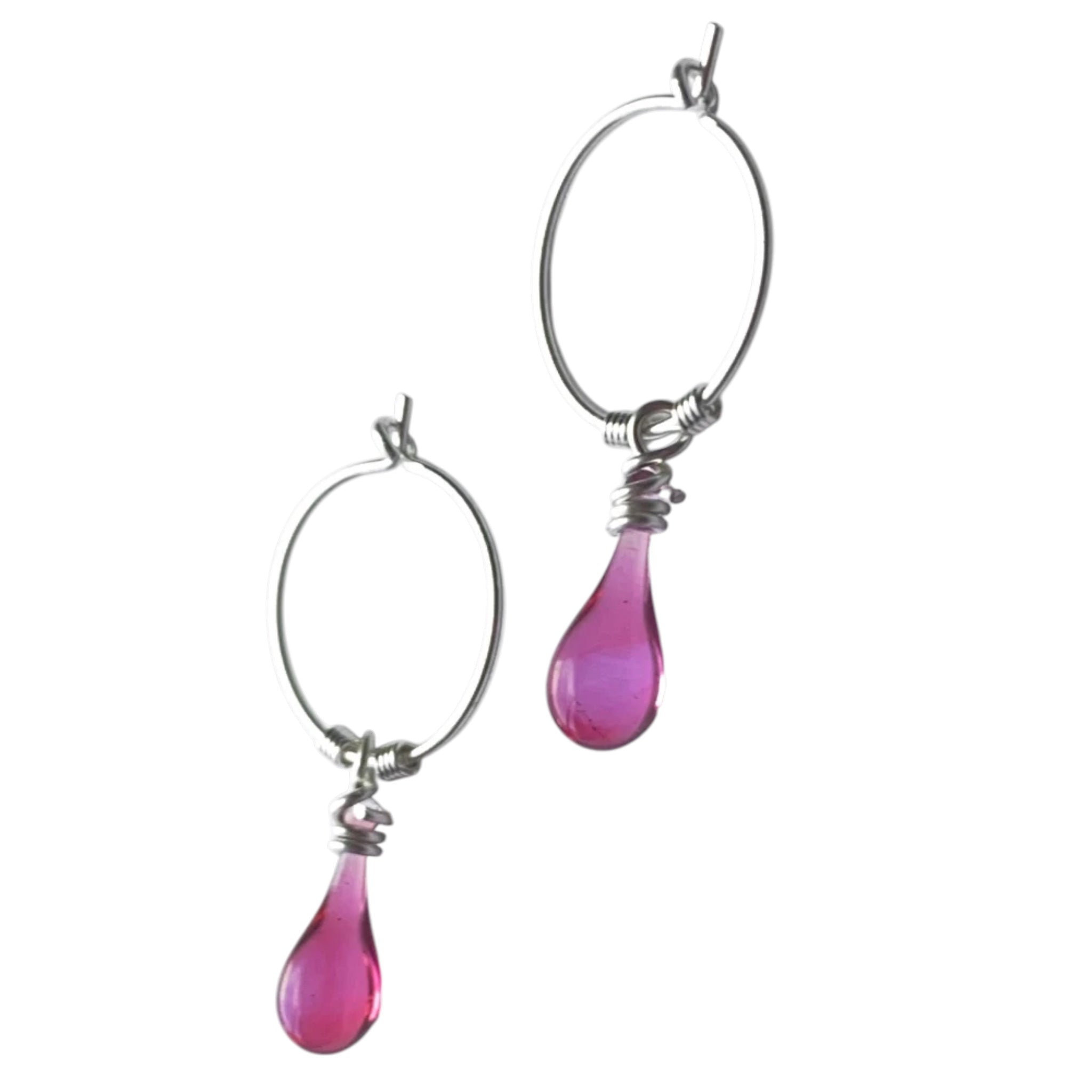 Small Hoop Earrings| Choice of Colors