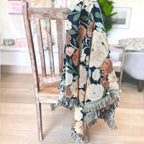POPPY Tapestry Cotton Throw | Grove Floral