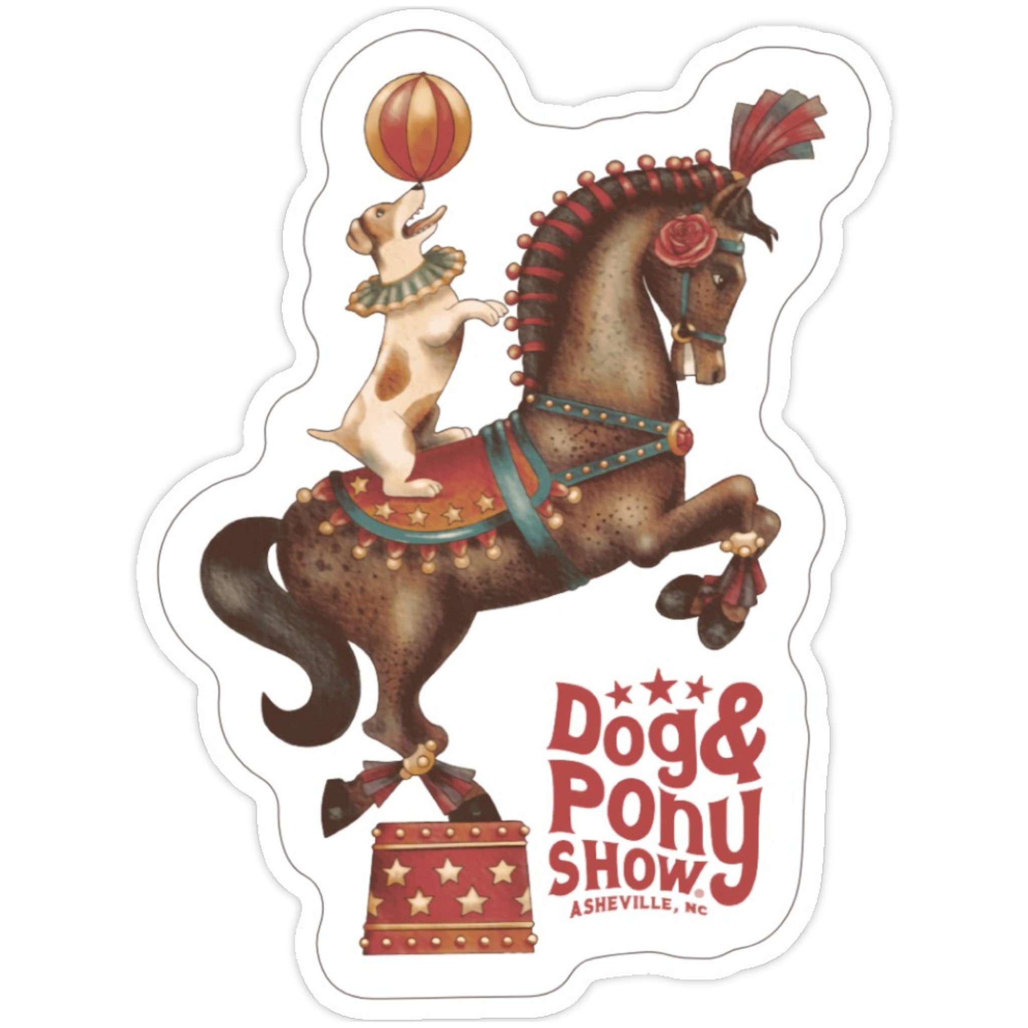 Dog & Pony Show Die-Cut Single Sticker