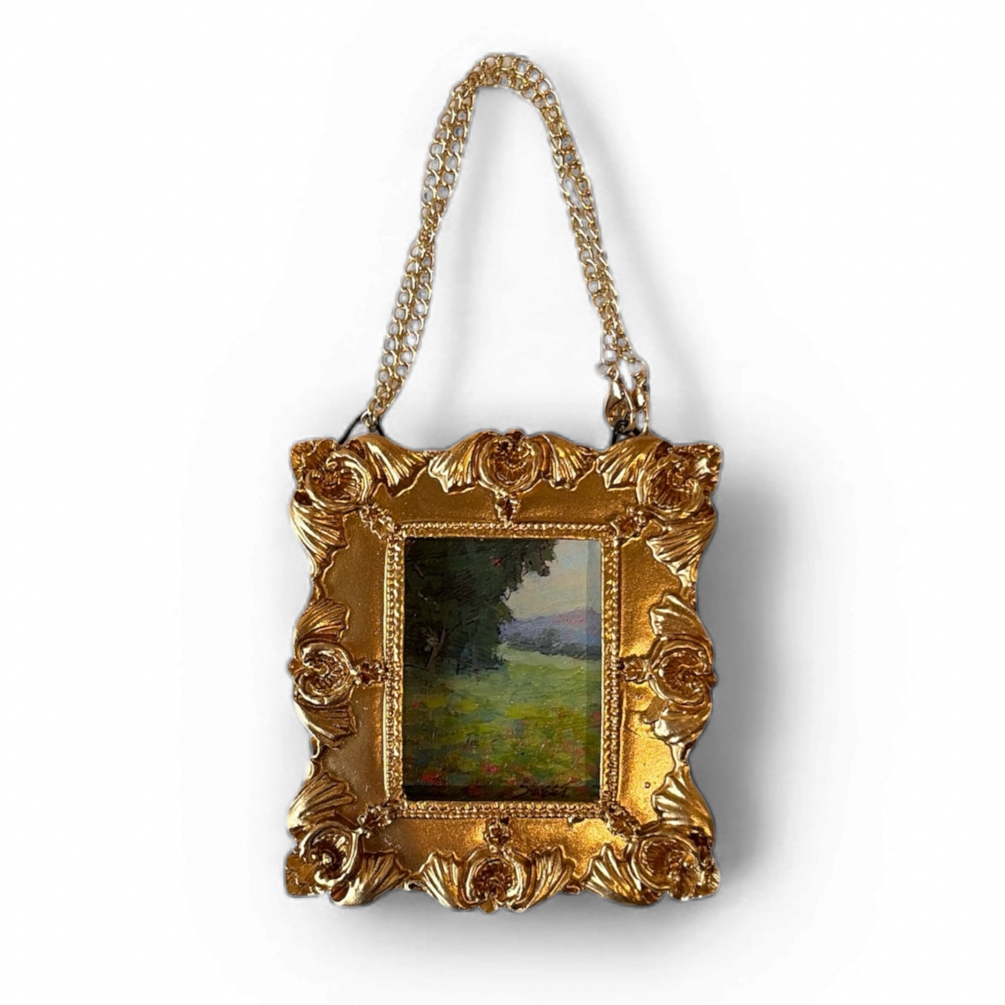 Blue Ridge Daydream: Miniature Framed Painting