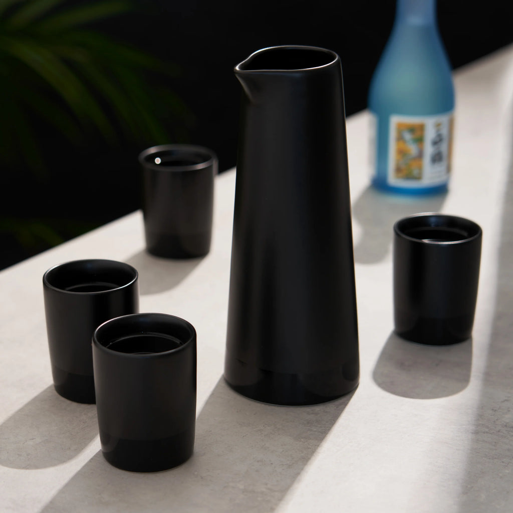 Stoneware Saki Set