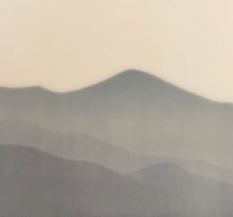"Mountain Silhouettes" Encaustic Wax on Panel
