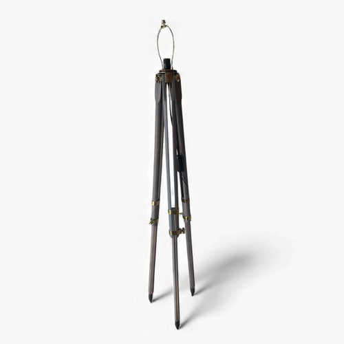 Antique Surveyor Tripod Stand Floor Lamp