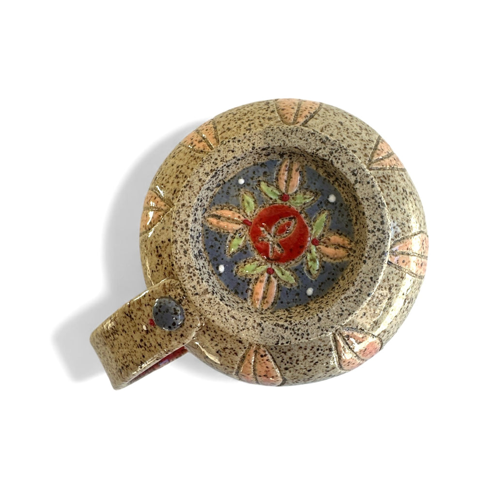 “Peach Blush” Stoneware Mug