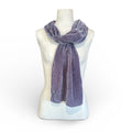 Hand-Dyed Silk & Rayon Scarf | Mulberry Mist